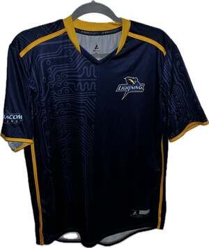 BSN Sports Goldey-Beacon Lightning Esports Jersey Size M Blue Circuit